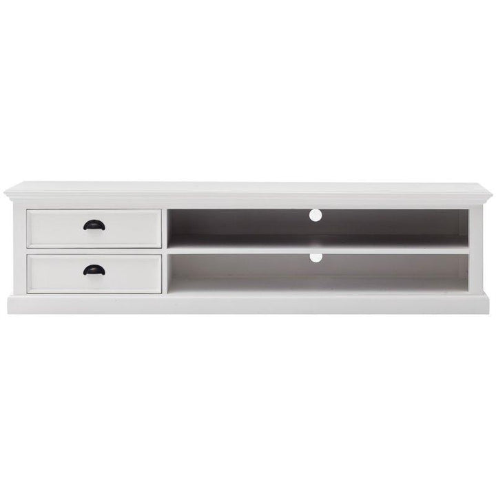 Nova Solo Halifax White Painted TV Unit with 2 Drawers CA592-180