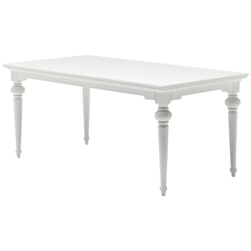 Nova Solo Provence White Painted Rectangular Dining Table 180cm T777