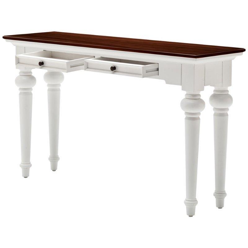 Provence Accent White Painted Console Table - White Tree Furniture