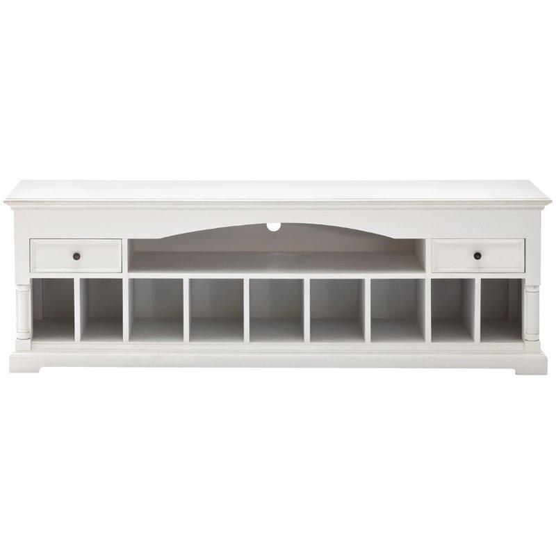 Provence White Painted Large TV Unit - White Tree Furniture