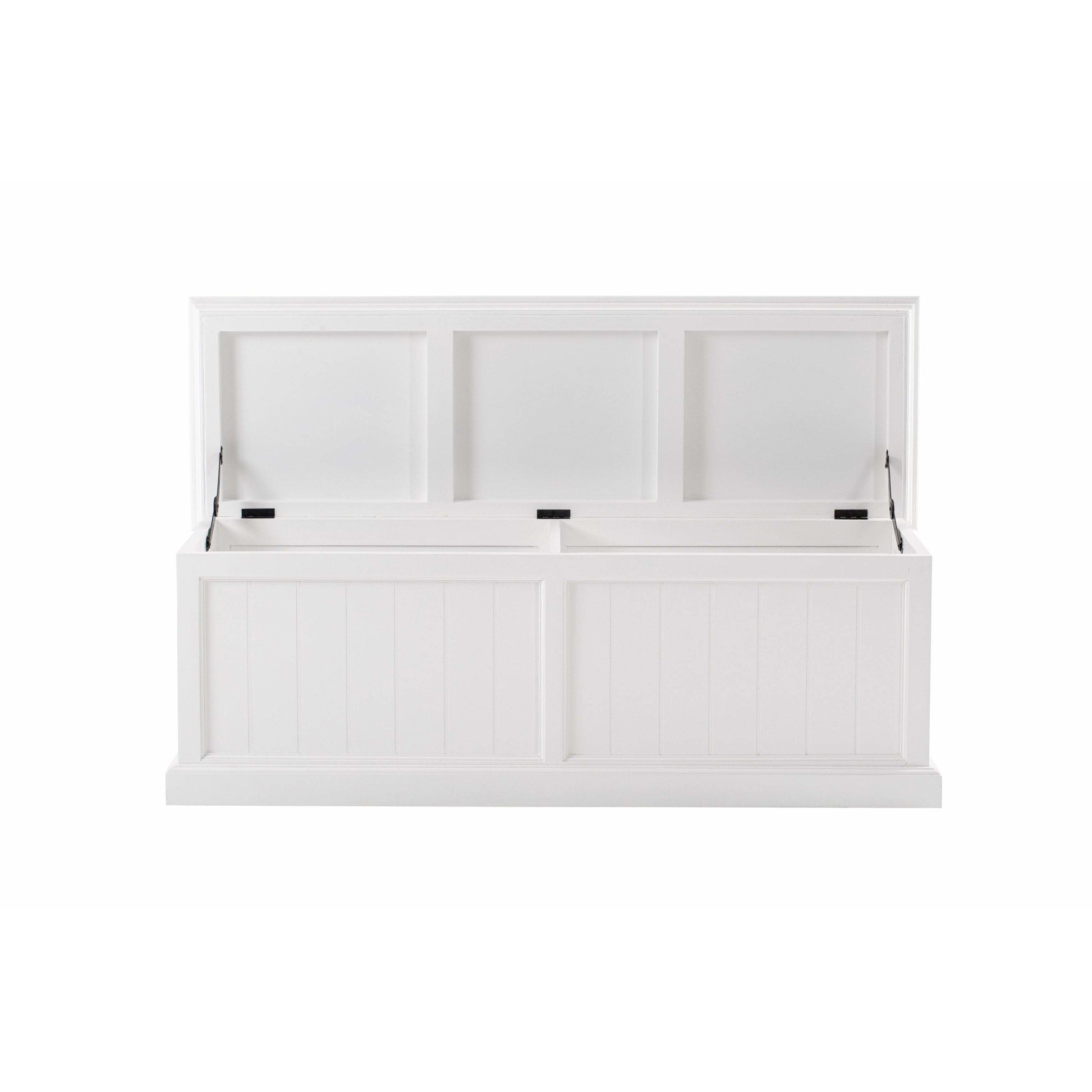 Nova Solo Halifax White Painted Storage Chest BB002