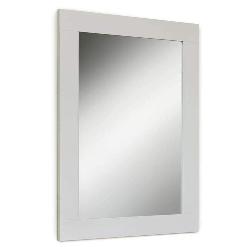 Baumhaus Signature Grey Large Rectangle Mirror CFF16A - White Tree Furniture