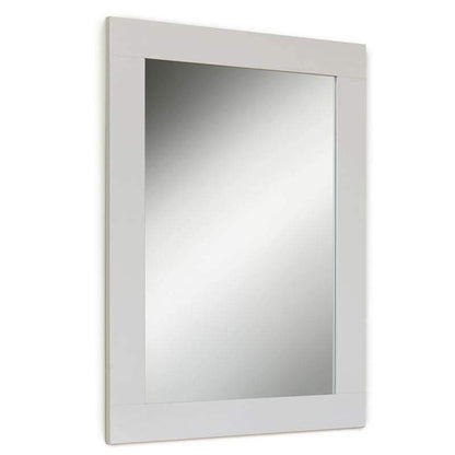 Baumhaus Signature Grey Large Rectangle Mirror CFF16A - White Tree Furniture