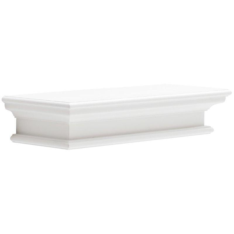 Halifax White Painted Floating Wall Shelf 60cm - White Tree Furniture