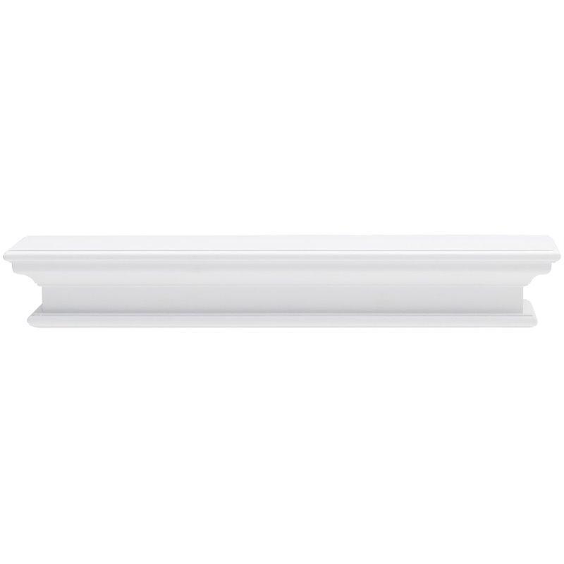 Halifax White Painted Floating Wall Shelf 80cm - White Tree Furniture