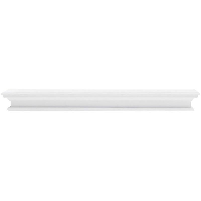 Halifax White Painted Wall Shelf 120 cm - White Tree Furniture~